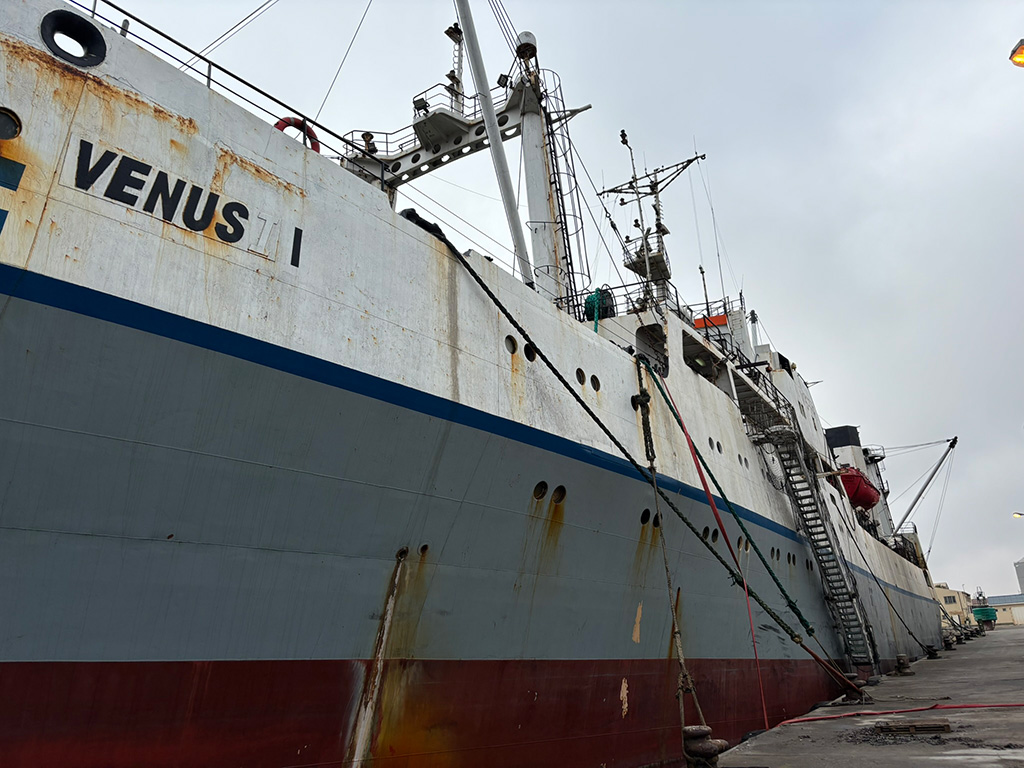 venus-1-vessel-on-auction-south-africa-harbour MVF Venus 1 Vessel on Auction by Solutions Strategists exterior of ship photos in harbour namibia